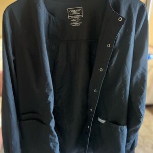 Cherokee Women's Scrubs Jacket in Black